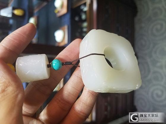仿古兽面纹 籽料扳指 臻品优选_和田玉扳指