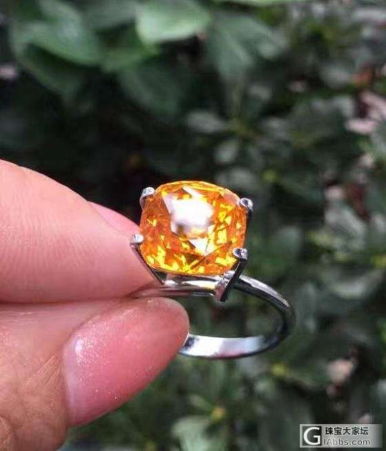 ##中颐天然黄色蓝宝石##  5.93ct  AIGS证书_刻面宝石蓝宝石中颐彩色宝石