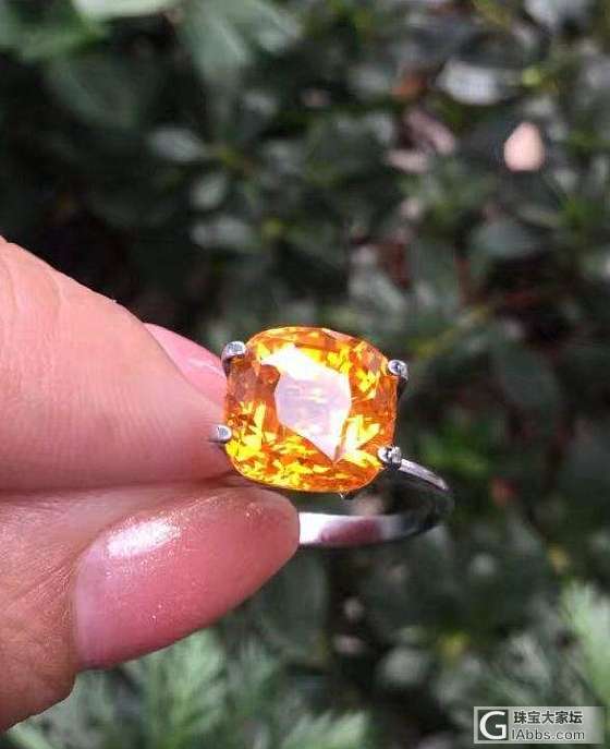 ##中颐天然黄色蓝宝石##  5.93ct  AIGS证书_刻面宝石蓝宝石中颐彩色宝石