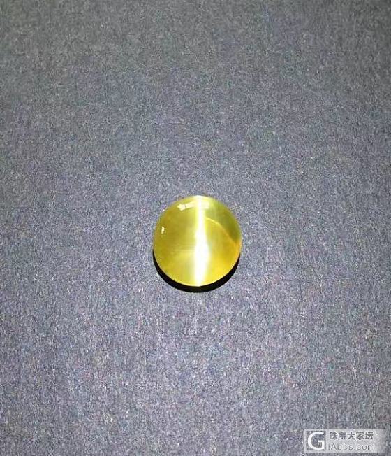 ##中颐天然斯里兰卡金绿猫眼##  4.19ct  EGL证书_猫眼中颐彩色宝石