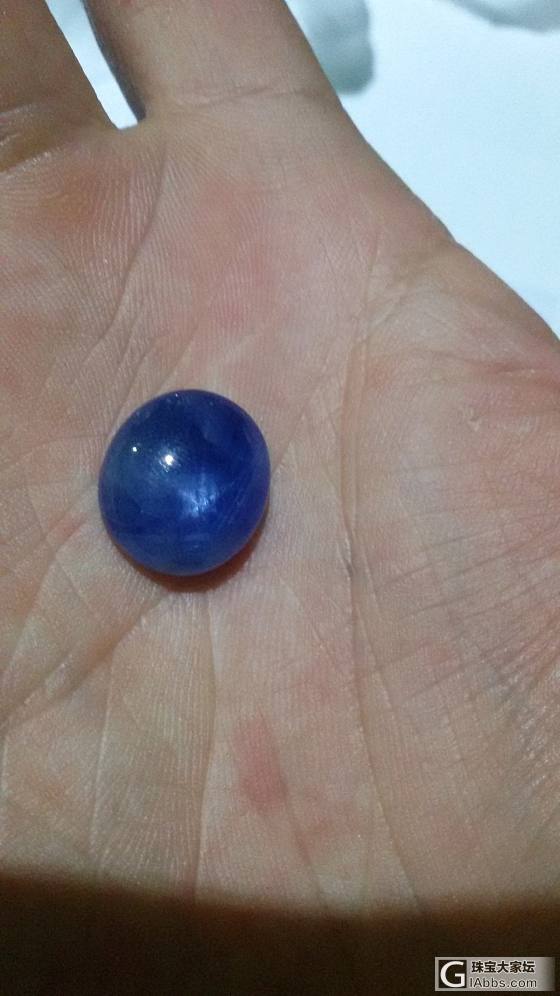 缅甸的星光蓝宝石 20ct左右_蓝宝石