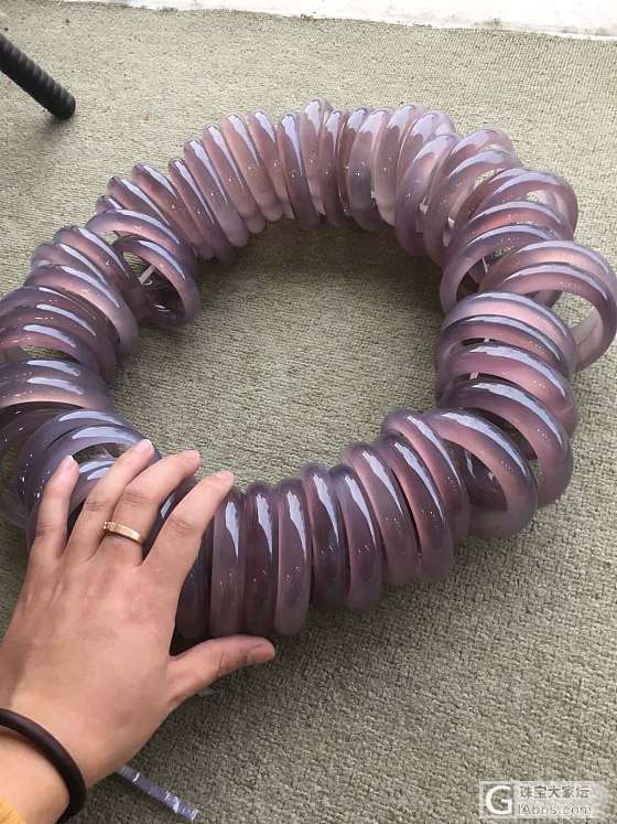 巴西帝王紫手镯_玉髓玛瑙