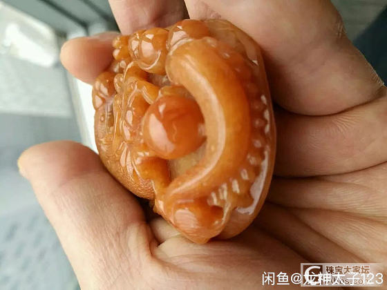 霸气红翡龙挂件，回血亏转_挂件翡翠