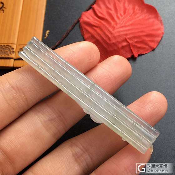 翡翠巧雕——🍃姜太公钓鱼，愿者上钩🍃_玉工翡翠