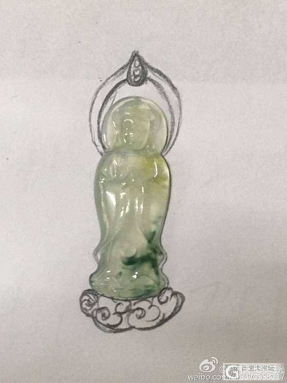 虽然不能说是最好的，但真的很用心的来设计_挂件设计翡翠