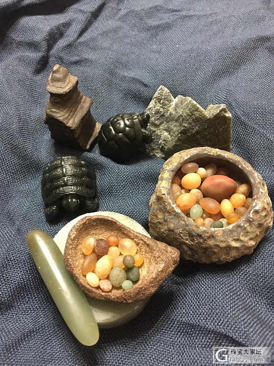 龟龟加工回家啦，附原料图_和田玉