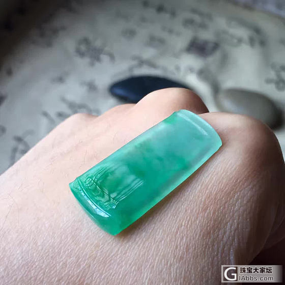 果冻绿竹子_翡翠