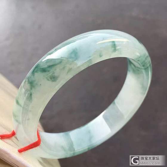 58.1冰飘兰花镯_手镯翡翠