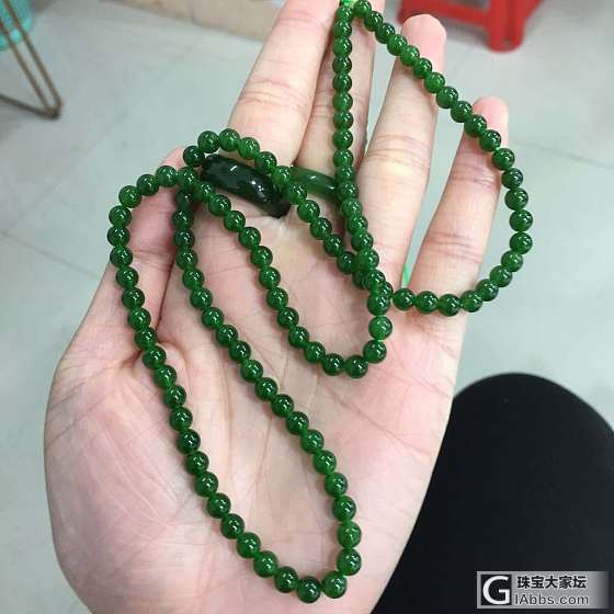 碧玉7号坑_碧玉珠串