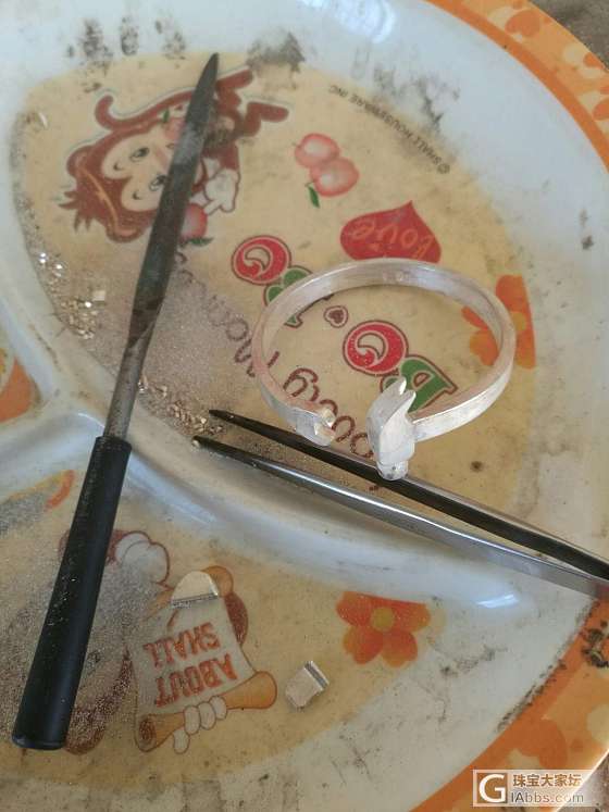 原创纯银扳手锤子手镯_金工手镯银