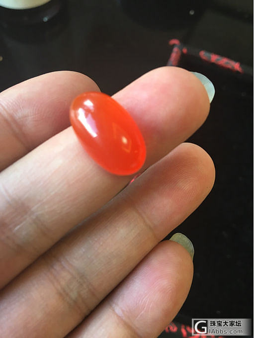 看了很多手，才挑出几颗。上一颗给大家看看。_蛋面玉髓玛瑙