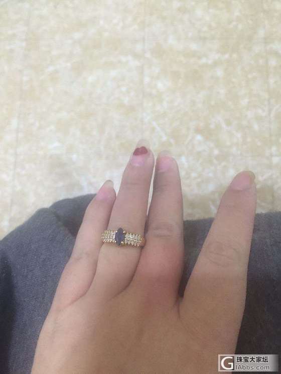 18k金钻石蓝宝石戒指值多少_蓝宝石戒指