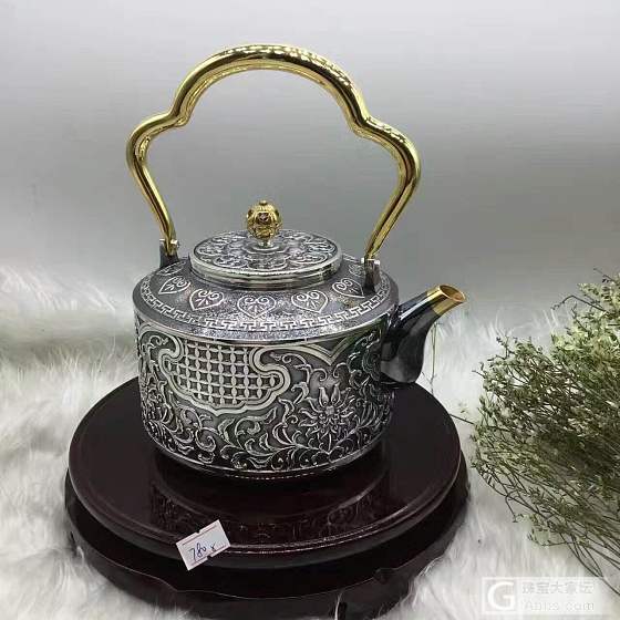 车花套装出口银饰产品_银茶具