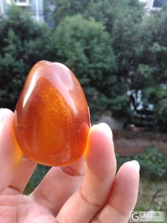 手工打磨的😍😍_琥珀打磨