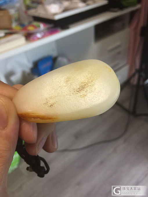 和田玉籽料关公牌_挂件和田玉