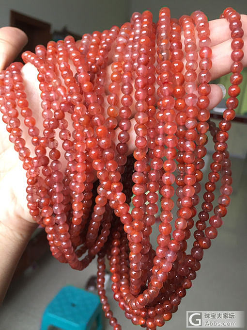 南红玛瑙手链100一条_珠串南红