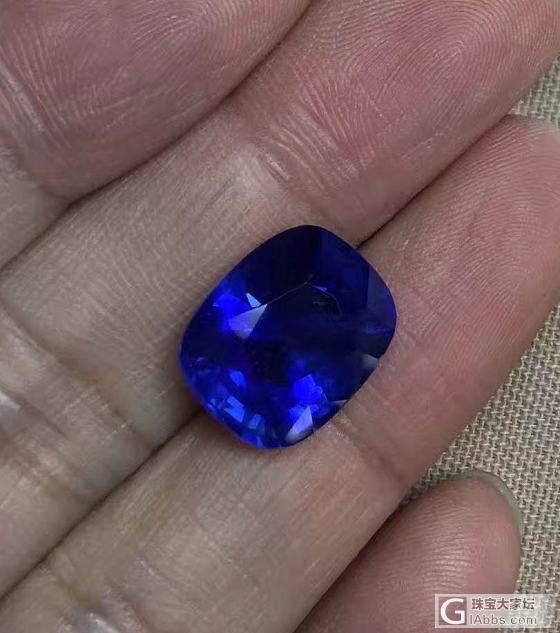 ##中颐收藏级无烧矢车菊蓝宝石## 11.78ct  GRS证书_刻面宝石蓝宝石中颐彩色宝石