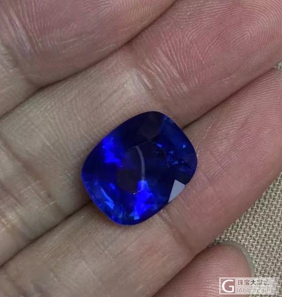 ##中颐收藏级无烧矢车菊蓝宝石## 11.78ct  GRS证书_刻面宝石蓝宝石中颐彩色宝石