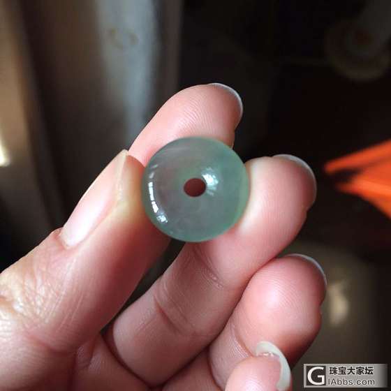清货，冰种小平安扣90_翡翠