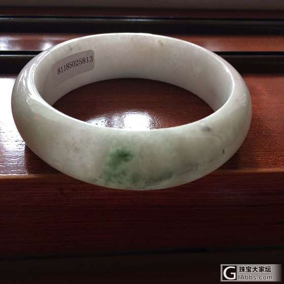 清货，55圈口省检证书含钠长石特价280_手镯翡翠
