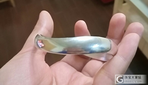 转让 贵妃银镯 一个_银手镯