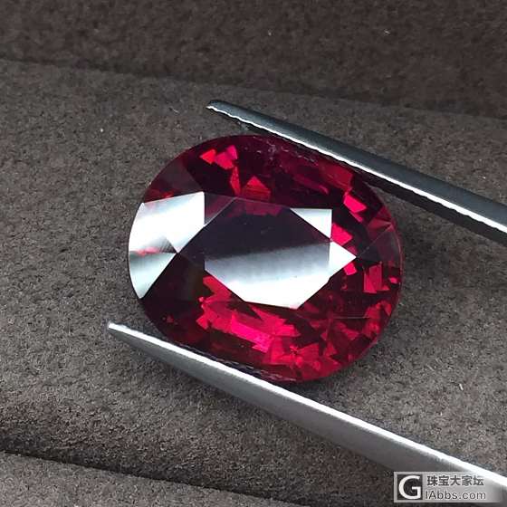绝美Rubellite红碧介面_戒面碧玺