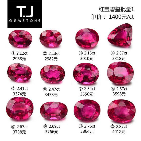 红宝碧玺（Rubellite）：红色和粉红色碧玺有很多不同的色调，有柔和的粉红色..._刻面宝石碧玺