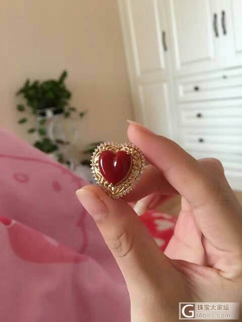 顾客的还图，紫霞微信1604073048_珊瑚戒指