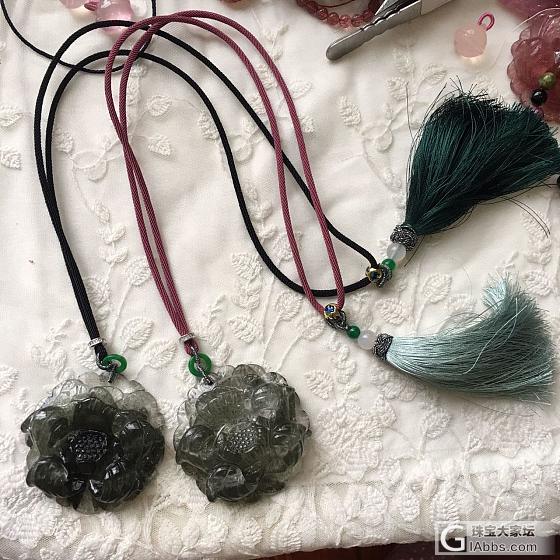 草莓晶 绿幽灵 紫水晶 富贵牡丹花_绿幽灵紫水晶草莓晶挂饰
