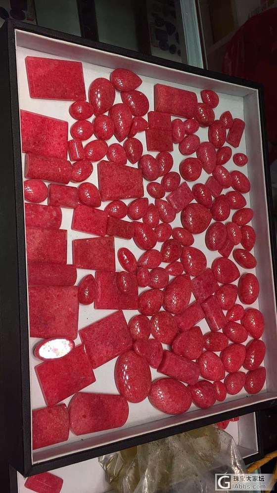 来来来，看看坛子里有没有亲妈爱_蔷薇辉石挂件蛋面