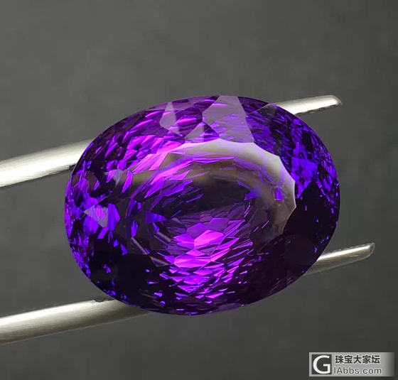 💎💎巴西紫水晶裸石、精湛🎆切工、满彩🎉🎉🎉颜色浓郁[福][福][福]晶体完美、规..._刻面宝石紫水晶