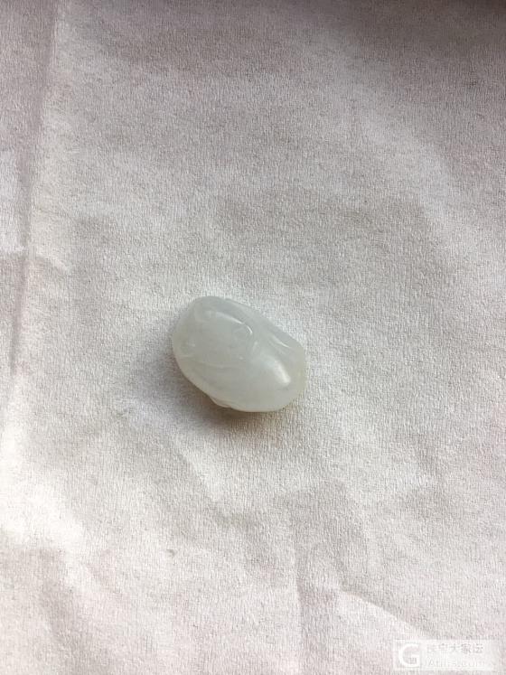 出貔貅戒面，月月家的。_翡翠和田玉戒面