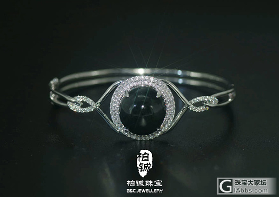分享18K翡翠手镯设计_设计