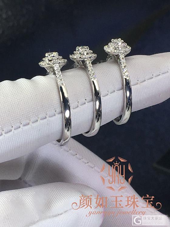 新年开工大吉 经典围钻女戒现货_钻石戒指颜如玉镶嵌