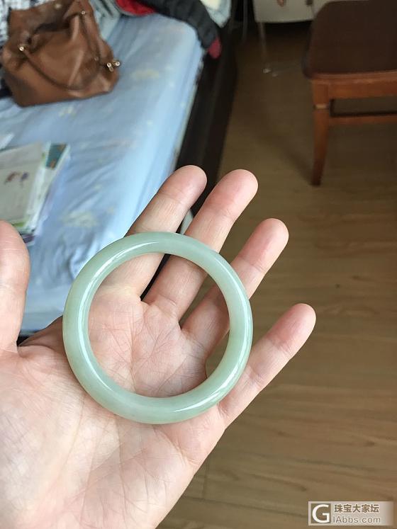 53翡翠圆条闲置中_手镯翡翠