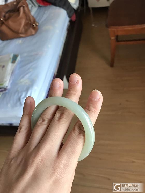 53翡翠圆条闲置中_手镯翡翠