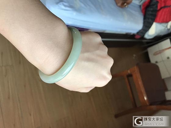 53翡翠圆条闲置中_手镯翡翠