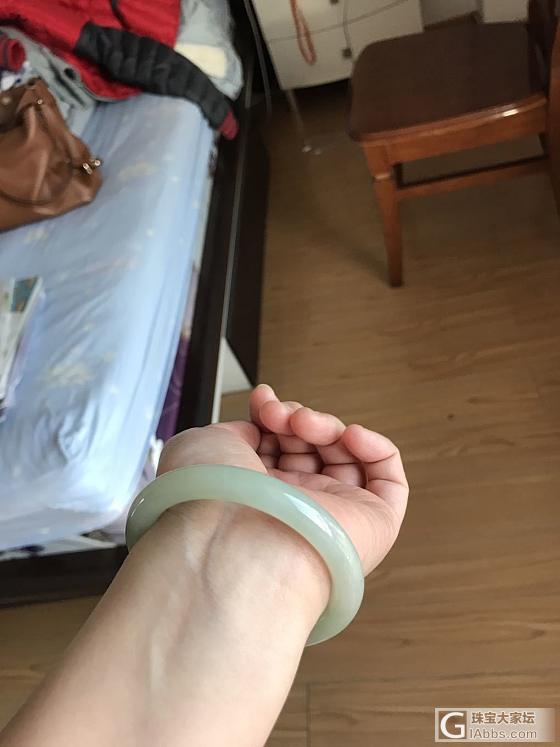 53翡翠圆条闲置中_手镯翡翠