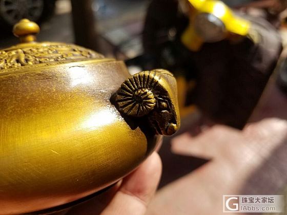出售香炉一个，纯铜物件，袖珍香炉，盘香炉_铜器