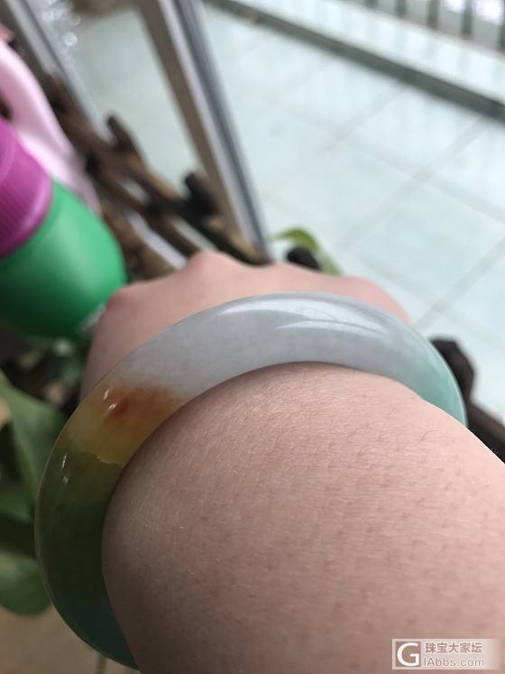大家看看这手镯怎么样？是A吗？_手镯翡翠