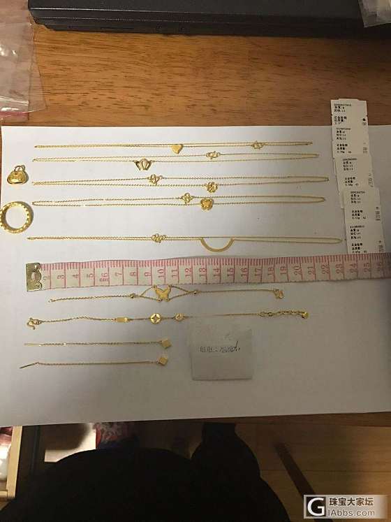 潮宏基周大生明牌谢瑞麟黄金_吊坠项链耳钉金