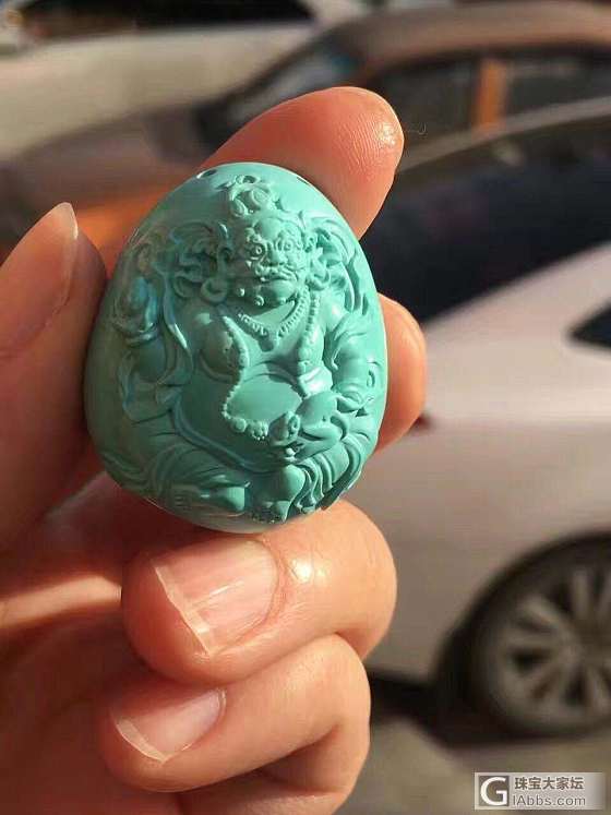 喜欢绿松石的坛友们 多多交流🙂🙂_挂件松石