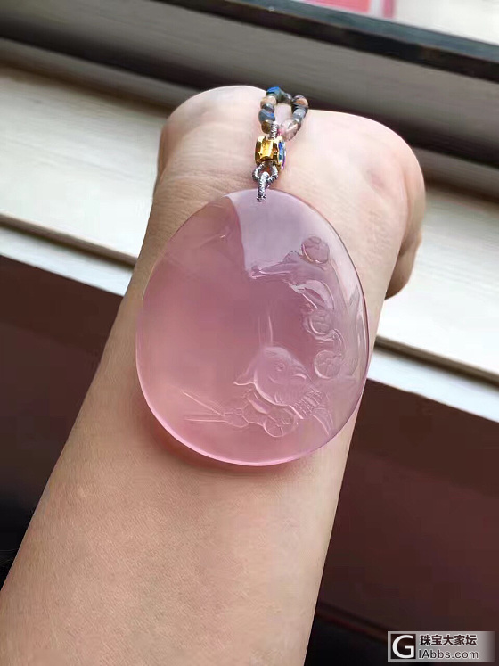 粉粉粉_挂件粉晶