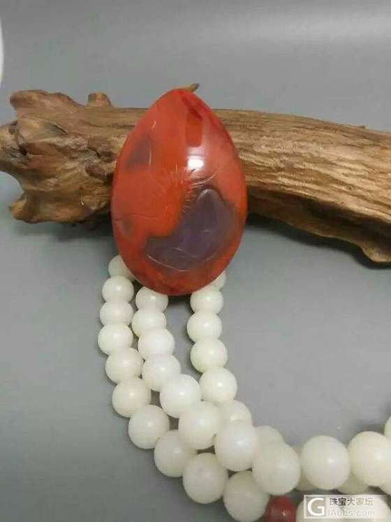 我也晒晒，嘿嘿_挂件珠串南红