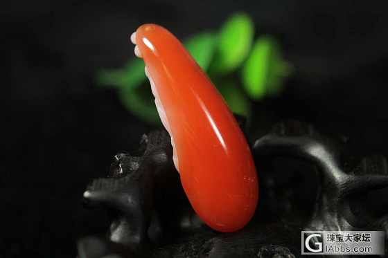 新雕刻好的极品南红蝶恋花，有喜欢的没有_南红