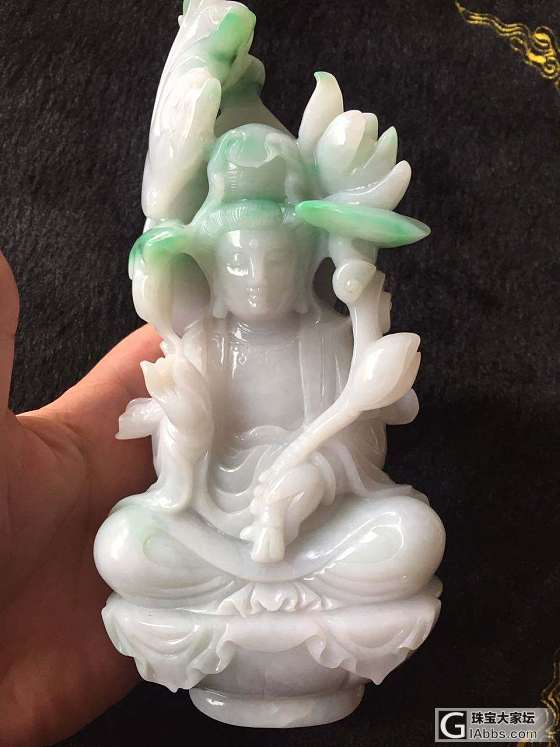请了尊观音，大伙随评吧_摆件翡翠