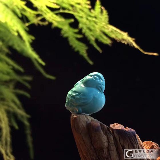 唯春色与绿松不可辜负..._松石把玩件