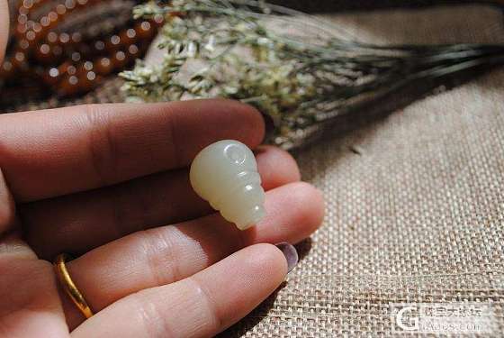 【雅知玉】新疆且末珠链，细腻三通。。。_糖玉珠串