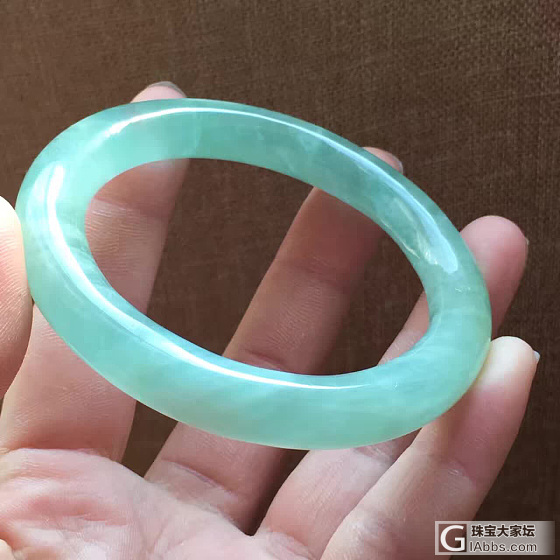 个人闲置   海蓝宝手镯_手镯海蓝宝