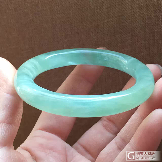 个人闲置   海蓝宝手镯_手镯海蓝宝
